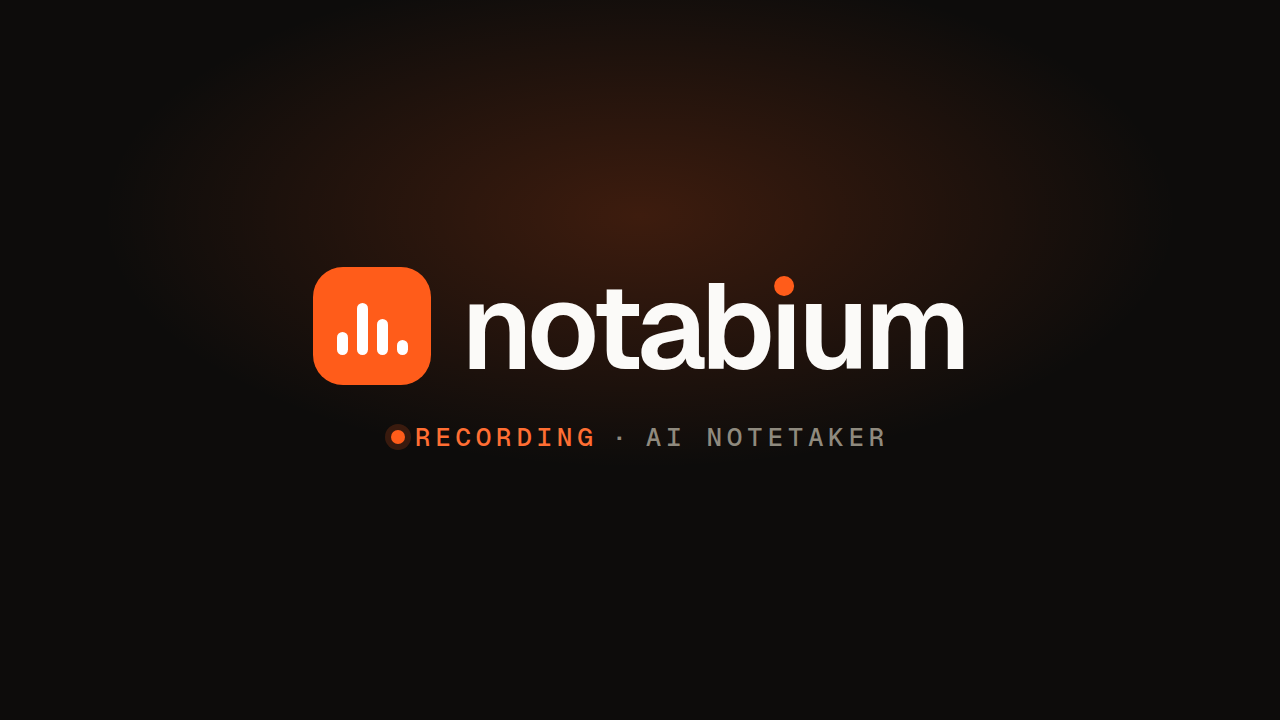 Notabium · AI Meeting Notetaker, Transcription & Bot